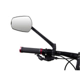 Zefal Espion E80 bike mirror attached to handlebar, adjustable rearview mirror for bicycles with 22-25.4mm handlebars.