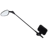 Zefal Z Eye helmet mirror with adjustable angles and universal Velcro mount for bike safety and visibility.