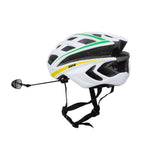 Zefal Z Eye helmet mirror with adjustable angles and universal velcro mount, designed for bike safety accessories.