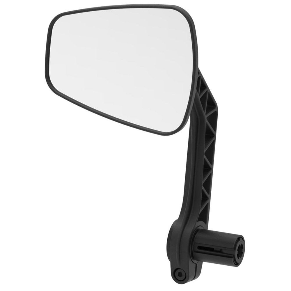Zefal ZL Tower 56 bike mirror mounted on handlebar, convex rearview mirror for city and e-bike cycling safety.