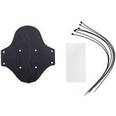 Zefal Shield Lite front mudguard for gravel bikes, universal fit, lightweight road bike accessory to protect against mud and spray.