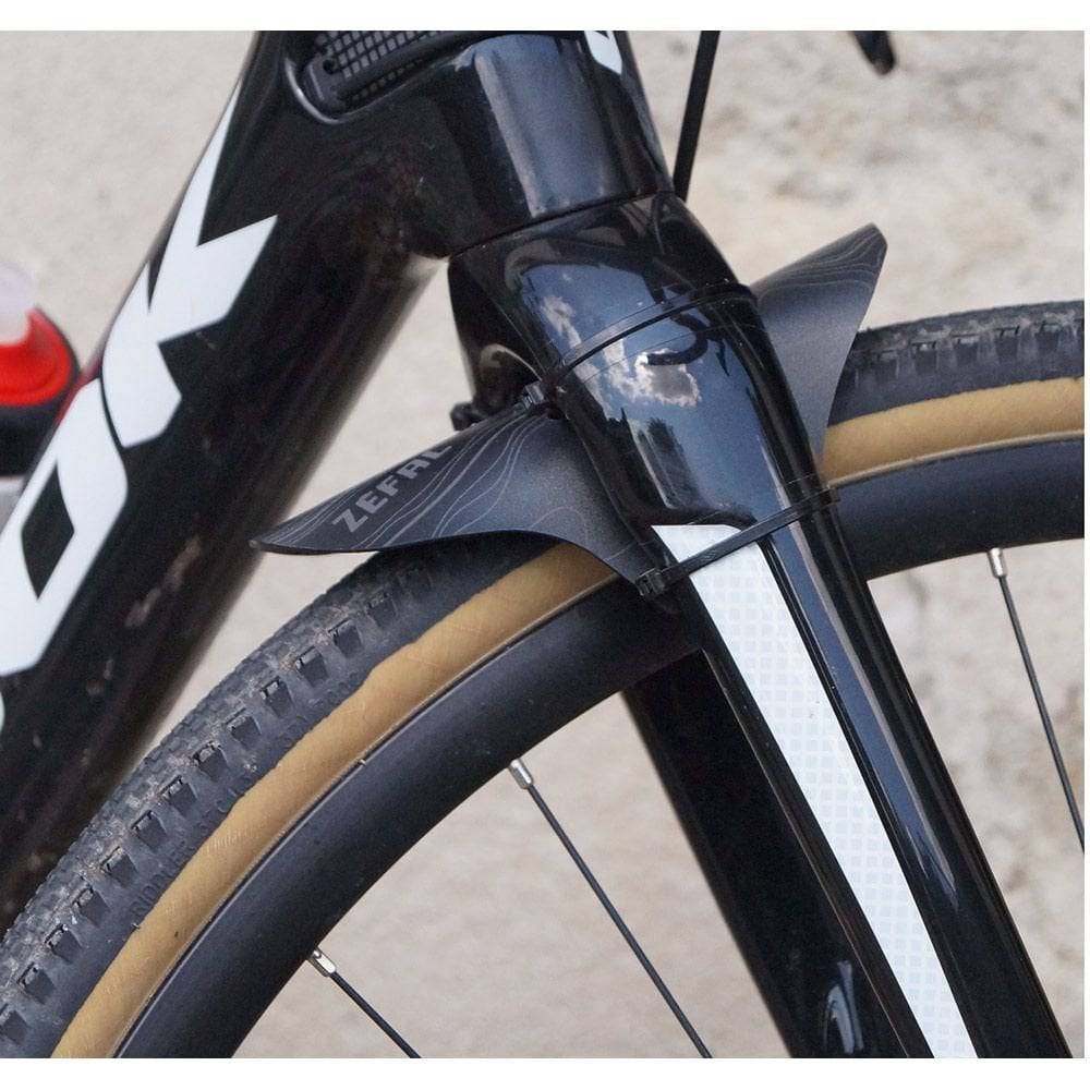 Zefal Shield Lite front mudguard for gravel bikes, lightweight road guard with universal fit, designed to protect against mud and debris