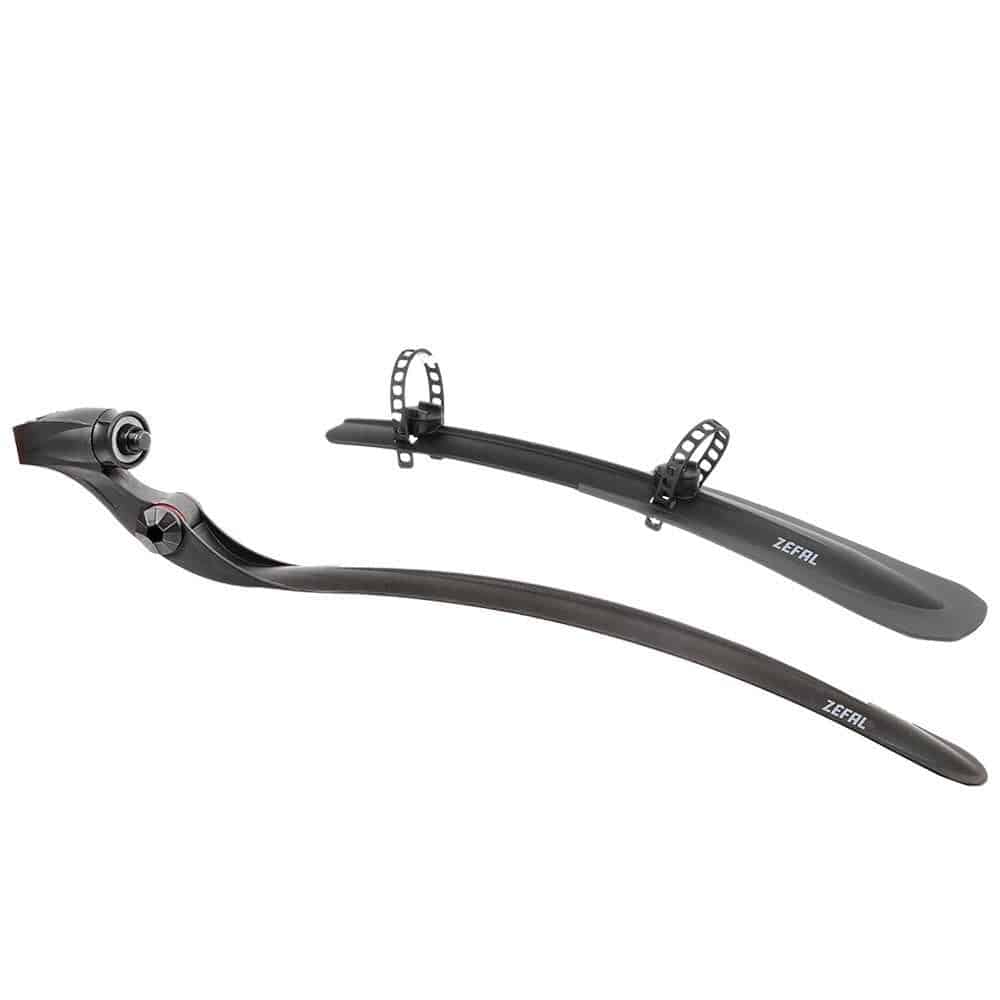 Zefal Road Guards Set with Swan rear and Croozer front mudguards for road bikes, accessory for bike protection and mud prevention.