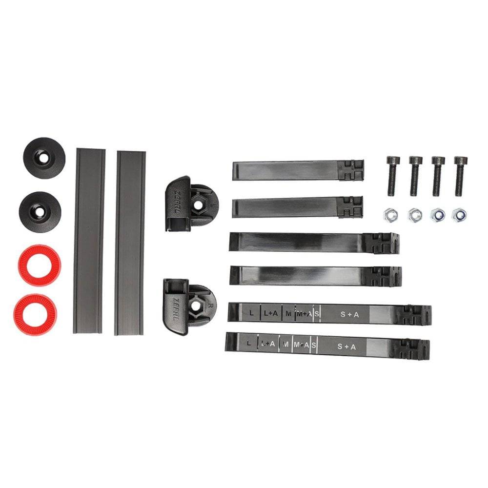 Zefal MD-Fix mounts and spares set with replacement clamps for bike mudguards, accessory for secure attachment and customization.