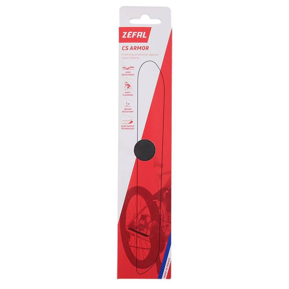 Zefal mountain bike chainstay armor frame protection stickers on bike frame to prevent damage and scratches.
