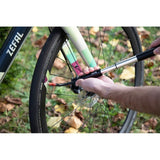 Zefal Gravel Mini Pump for Presta valves, durable hand pump ideal for gravel bike tire inflation, compact bike accessories.