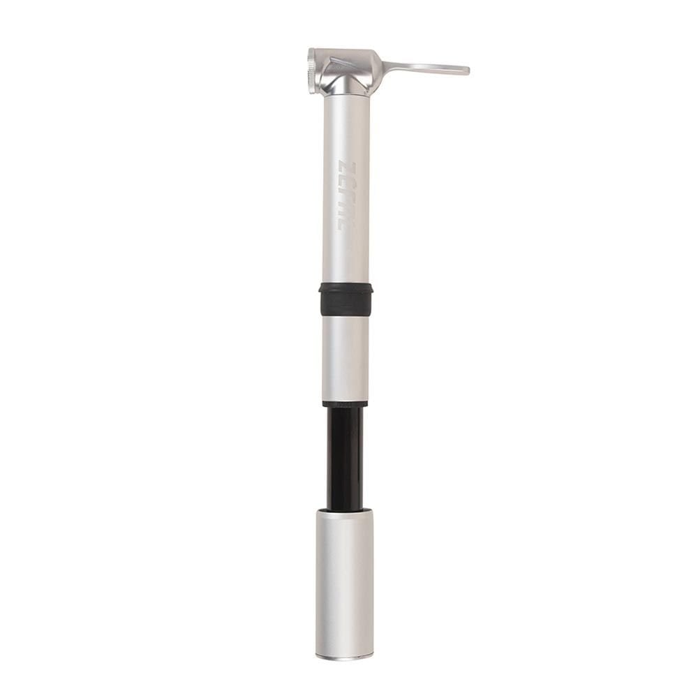 Zefal Micro Road Pump, compact hand pump with Presta and Schrader valve compatibility, suitable for cycling accessories.