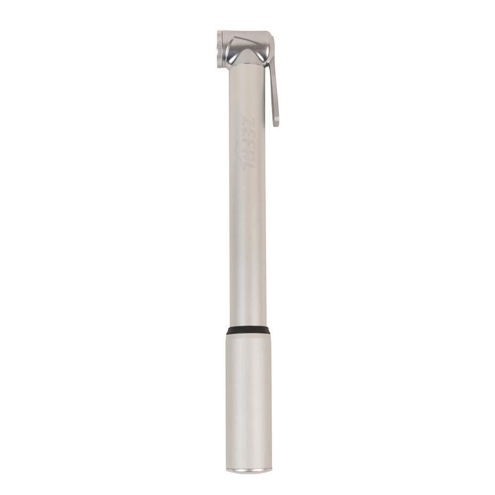 Zefal Mini Road Pump in aluminum for Presta and Schrader valves, compact hand bicycle pump for inflating bike tires.