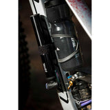 Zefal Mt. Mini Pump compact mountain bike hand pump for MTB tires, suitable for 26-29 inch wheels, in black with handle and hose.