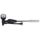 Zefal Z-Shock MTB suspension pump with pressure gauge for forks and shocks, black, compact bike accessories.