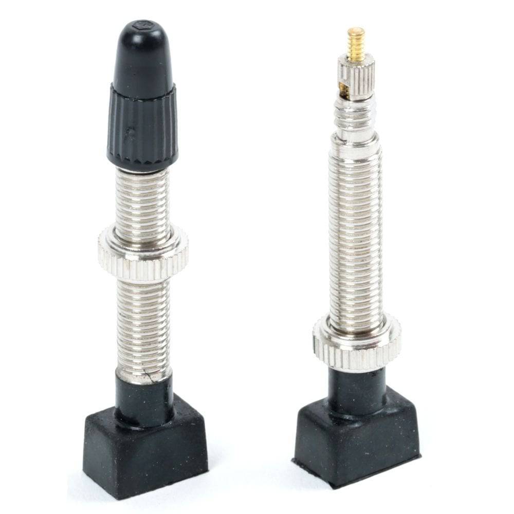 Zefal tubeless presta valves for secure airtight seal on tubeless tires, made of durable metal with sealing components