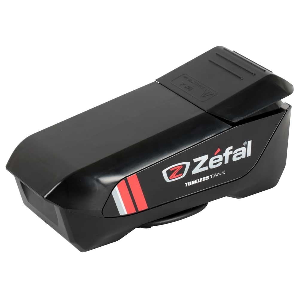 Zefal Tubeless Tank Air Booster for quick tubeless tyre installation with Presta valve, component for bike maintenance.