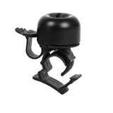 Zefal Piing Bell compact bike horn with clip-on installation, featuring a shiny metal finish and a large, easy-to-press button.