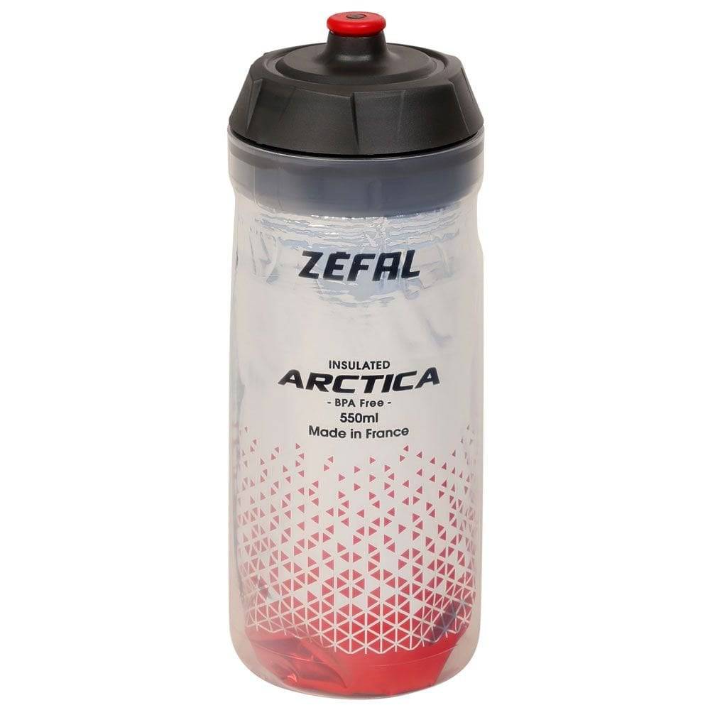 Zefal Arctica 55 insulated 550ml bottle with triple-layer temperature control, designed for durable outdoor hydration.