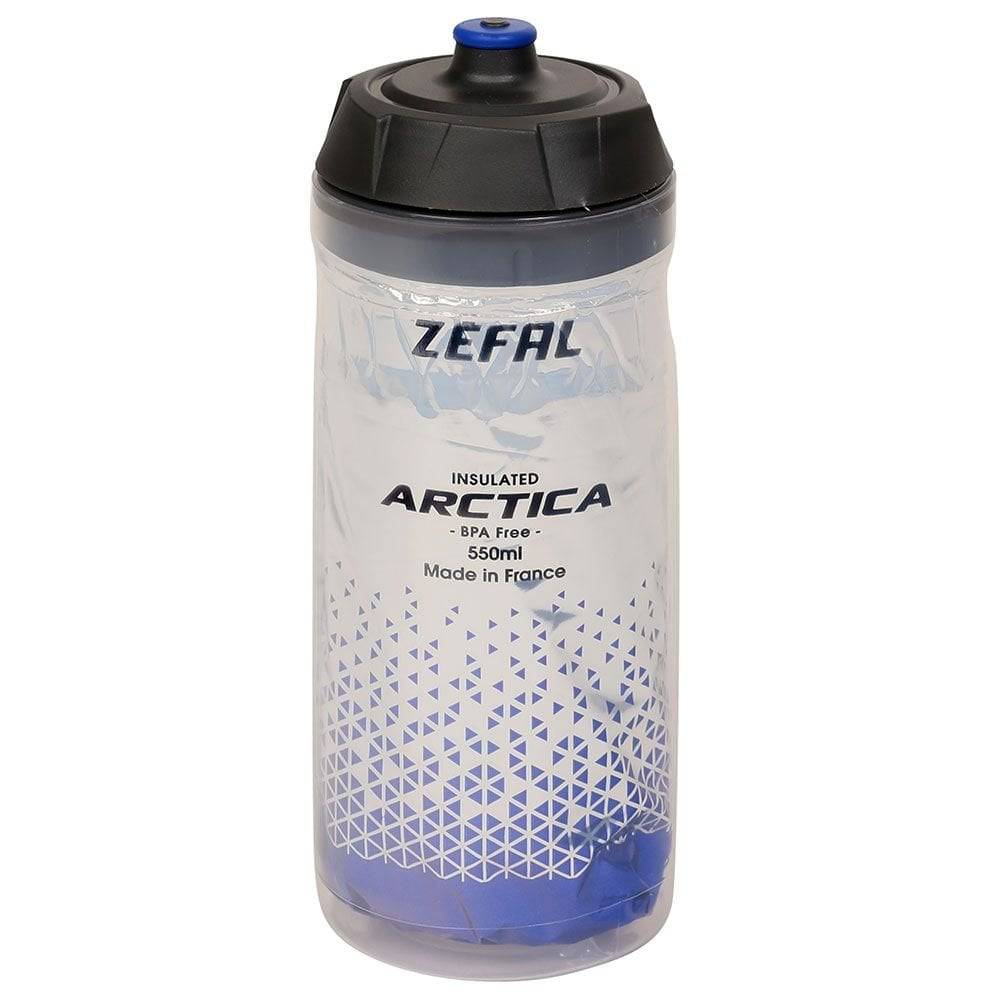 Zefal Arctica 55 insulated water bottle with 550ml capacity, triple-layer insulation, and durable design for temperature control.