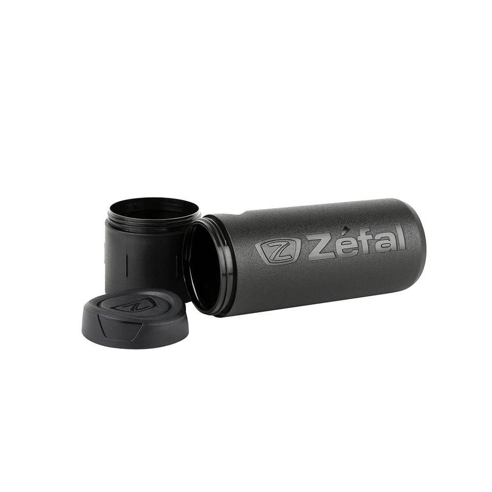 Zefal Z Box Tool Bottles, adjustable bike tool storage bottles for frame mounting, in black with Zefal branding.