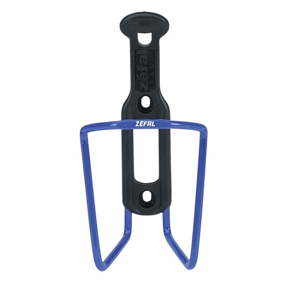 Zefal Aluplast 124 bicycle bottle cage in black, lightweight metal cycling water bottle holder for bikes.
