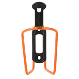 Zefal Aluplast 124 bicycle bottle cage in black, durable aluminum cycling water bottle holder with mounting hardware.