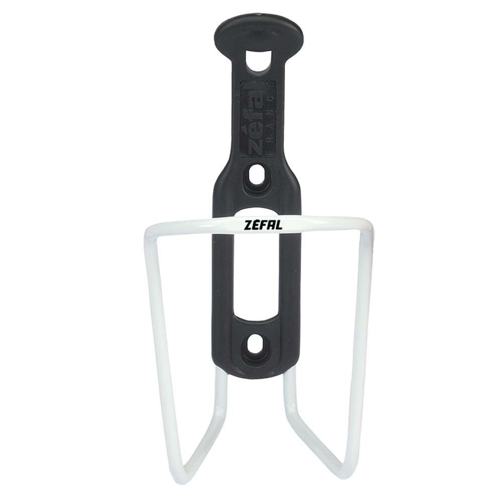 Zefal Aluplast 124 bicycle bottle cage in black, durable aluminum cycling water bottle holder mounted on bike frame