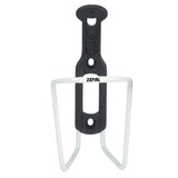 Zefal Aluplast 124 bicycle bottle cage in black, durable aluminum cycling water bottle holder mounted on bike frame