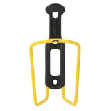 Zefal Aluplast 124 bottle cage mounted on bicycle frame, durable aluminum cycling water bottle holder accessory.