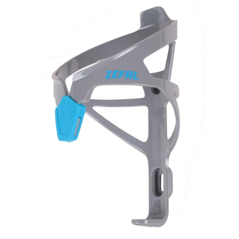 Zefal Pulse A2 bottle cage with elastomer clasp, durable cycling accessory for secure water bottle attachment on bikes.