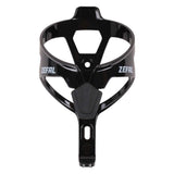 Zefal Pulse A2 bottle cage with elastomer clasp for secure cycling hydration, mounted on a bicycle frame.