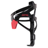 Zefal Pulse A2 bottle cage with elastomer clasp for secure cycling hydration, made of durable materials.