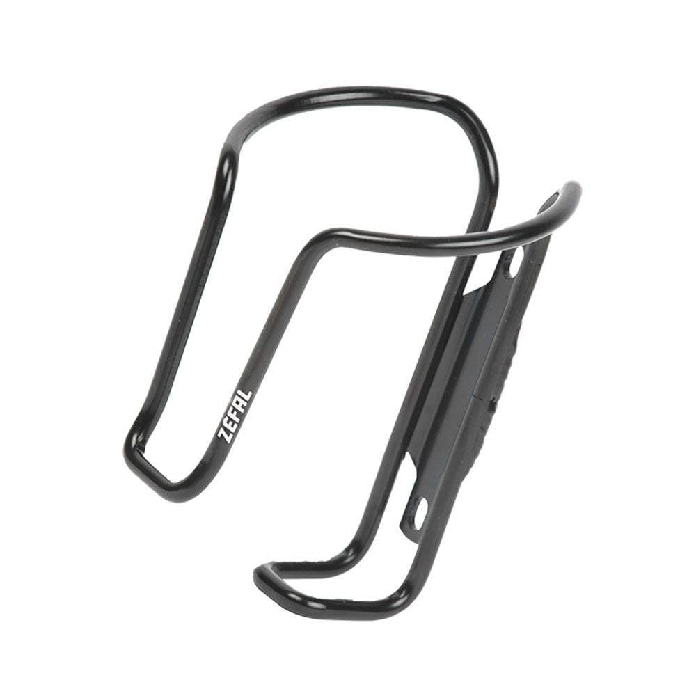 Zefal Pulse full aluminium bike bottle cage mounted on a bicycle, designed for durable water bottle holding accessories.