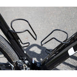 Zefal Pulse full aluminum bike bottle cage holder mounted on a bike for secure water bottle storage.