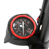 Zefal Profil Max FP60 floor pump with Z-Switch valve system for bike tires, featuring a digital pressure gauge and ergonomic handle.
