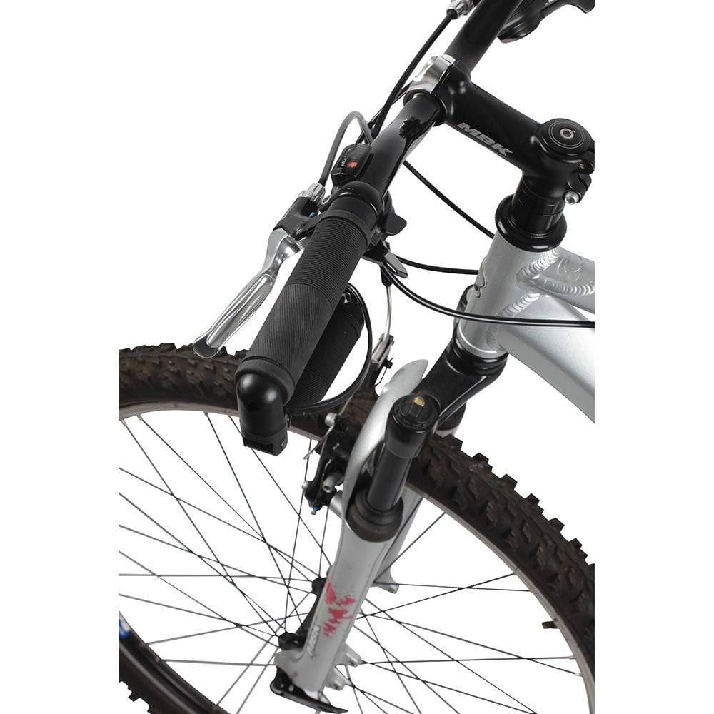 Zefal Cyclop Folding Bar End Mirror for bikes with triple adjustment, mounted on handlebar for improved visibility and safety.