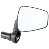 Zefal Dooback 2 bike mirror, convex rearview mirror for cycling safety, mounted on handlebars.