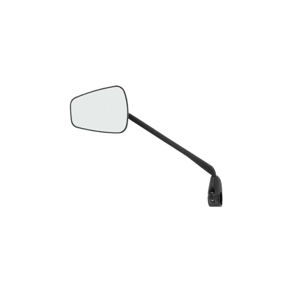 Zefal Espion Z56 bike mirror attached to handlebars, convex bar end rearview mirror for cycling visibility and safety.