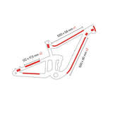 Zefal Frame Protection & Stickers - Matt Skin Armour Bike Frame Protection