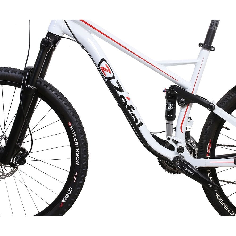 Zefal Downtube Armor bike frame protection stickers on a bike downtube, durable accessories for shield and protection.