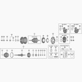Shimano Spare Sgs500 Locknut 10.7Mm Lh