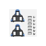 Shimano SM-SH12 SPD-SL Blue cleats with front pivot, 2-degree float for road bike pedals, components for cycling shoes
