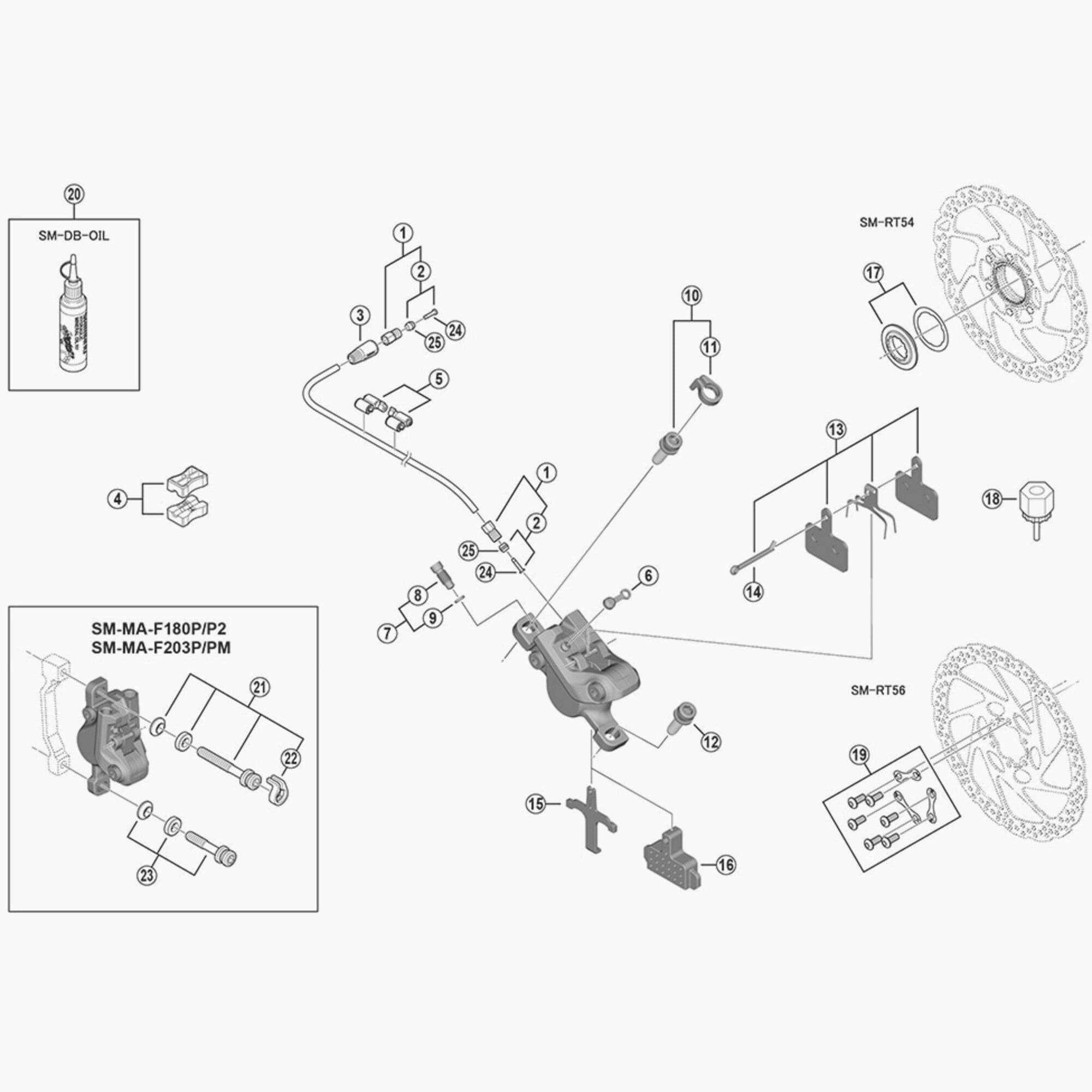 Shimano Genuine BR-M395 brake cover replacement part for bike disc brakes, providing protection and component durability.