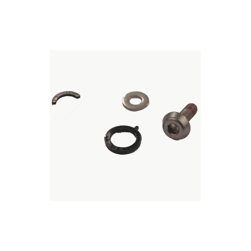 Shimano PD-T400 left cage fixing bolt for pedal replacement, showing a close-up of the metal bolt on a white background.