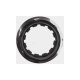 Shimano Spares CS-9000 lock ring spacer for 11-speed cassette installation, close-up of metal component on white background.