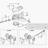 Shimano Sl-5S50 Main Lever Cover And Fixing Screw Spares & Accessories