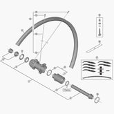 Shimano Fh-M678 Hub Axle