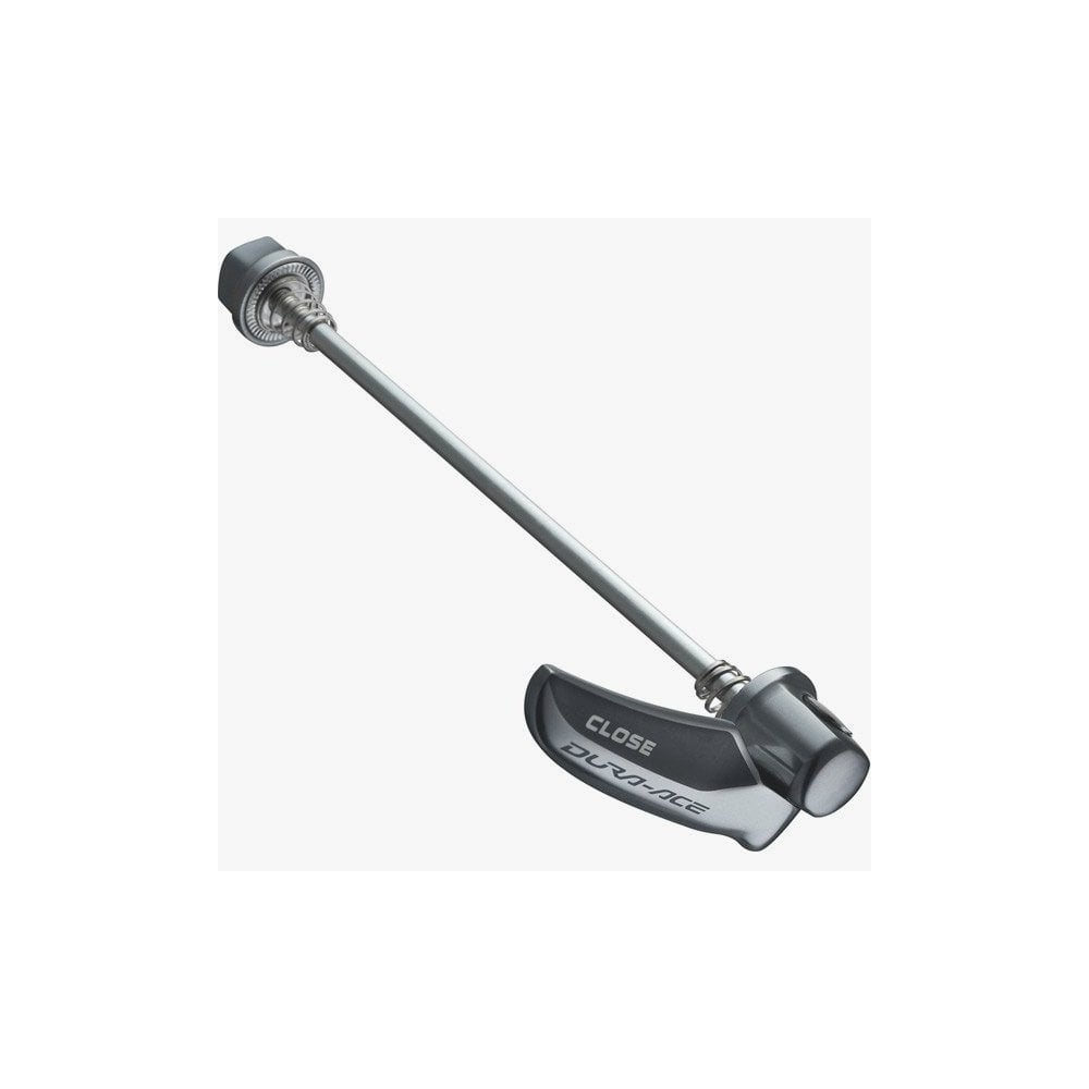 Shimano WH-9000 quick release skewer for wheelsets, 163mm spare component, metal lever and axle for bike wheel compatibility