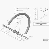 Shimano WH-MT68-F15 valve tool for hub maintenance and valve adjustments, used for bike component repairs.