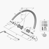 Shimano Wh-Rs21-Cl-R Spoke 304 Mm Black