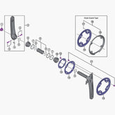 Shimano Fc-M610 Plate Pin Spares & Accesories