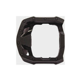 Shimano Spares PD-MT50 left pedal cage replacement for mountain bike pedals, showcasing durable metal construction and attachment points.