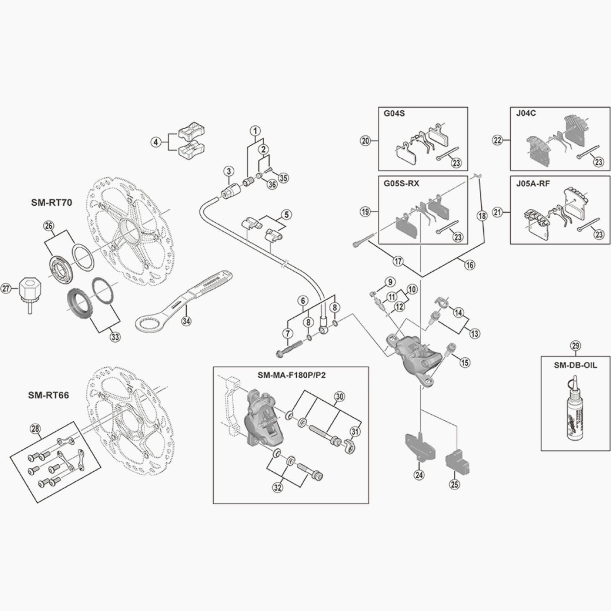 Shimano Smbh90 Banjo Bolt & Ring Spares & Accessories