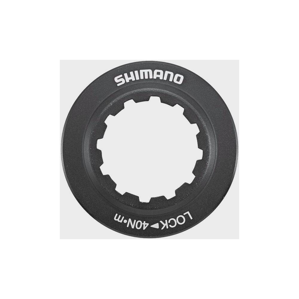 Shimano SM-RT81 internal lock ring and washer for brake rotors, components replacement part, shown on white background.